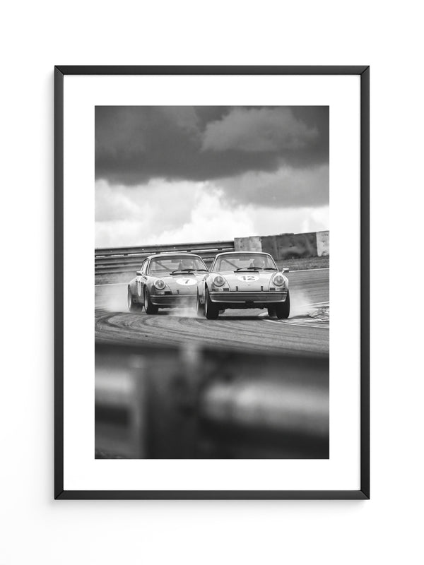 Porsche 911 Rennen Dynamik S/W