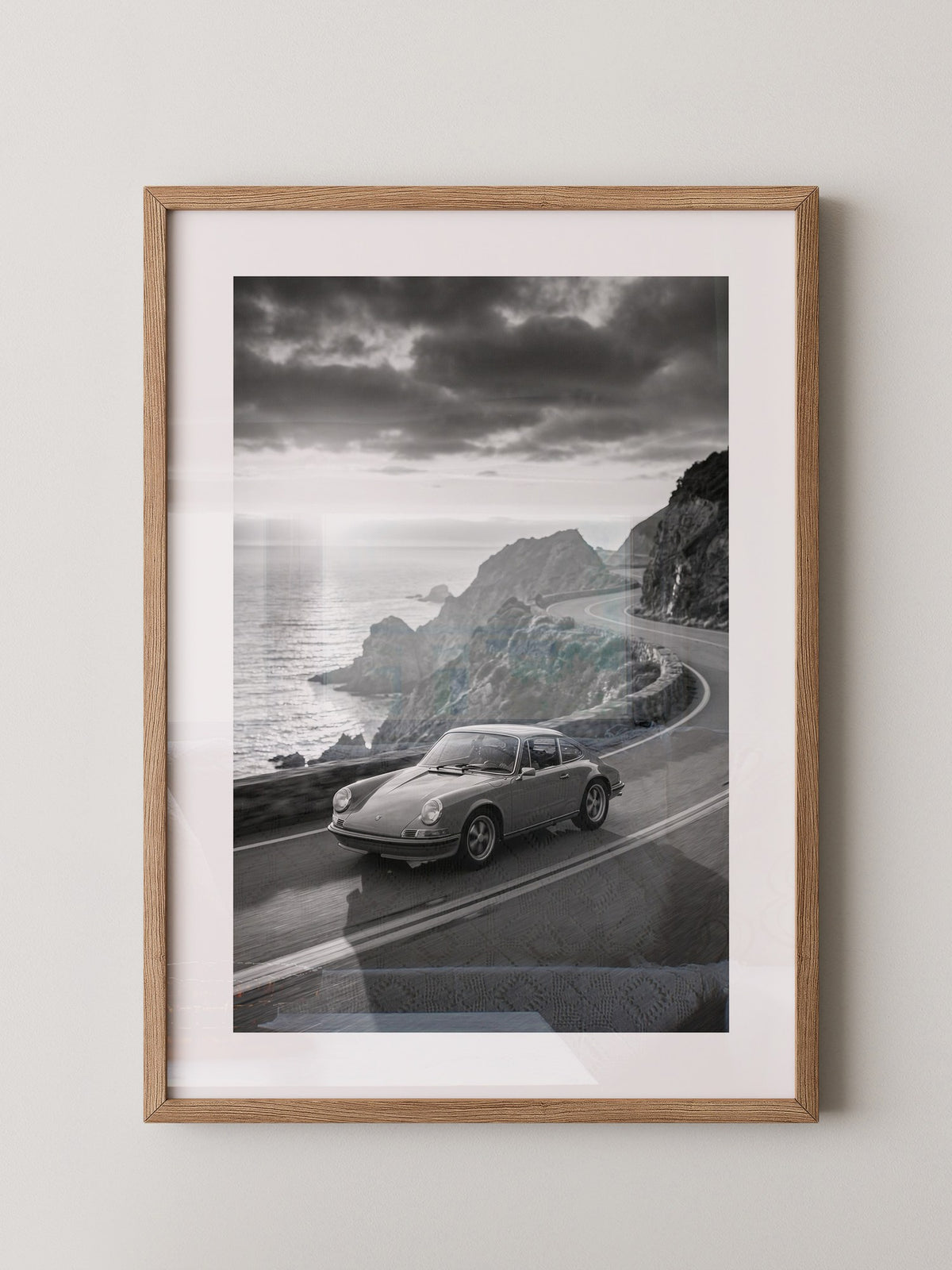 Porsche 911 Küstenstraße S/W