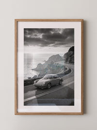 Porsche 911 Küstenstraße S/W
