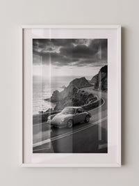 Porsche 911 Küstenstraße S/W