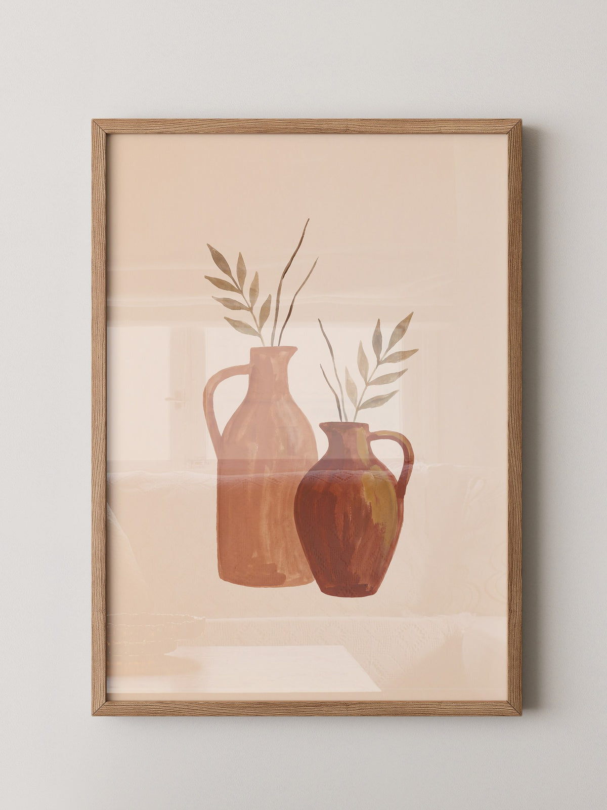 Terrakotta Krüge Minimalistisch