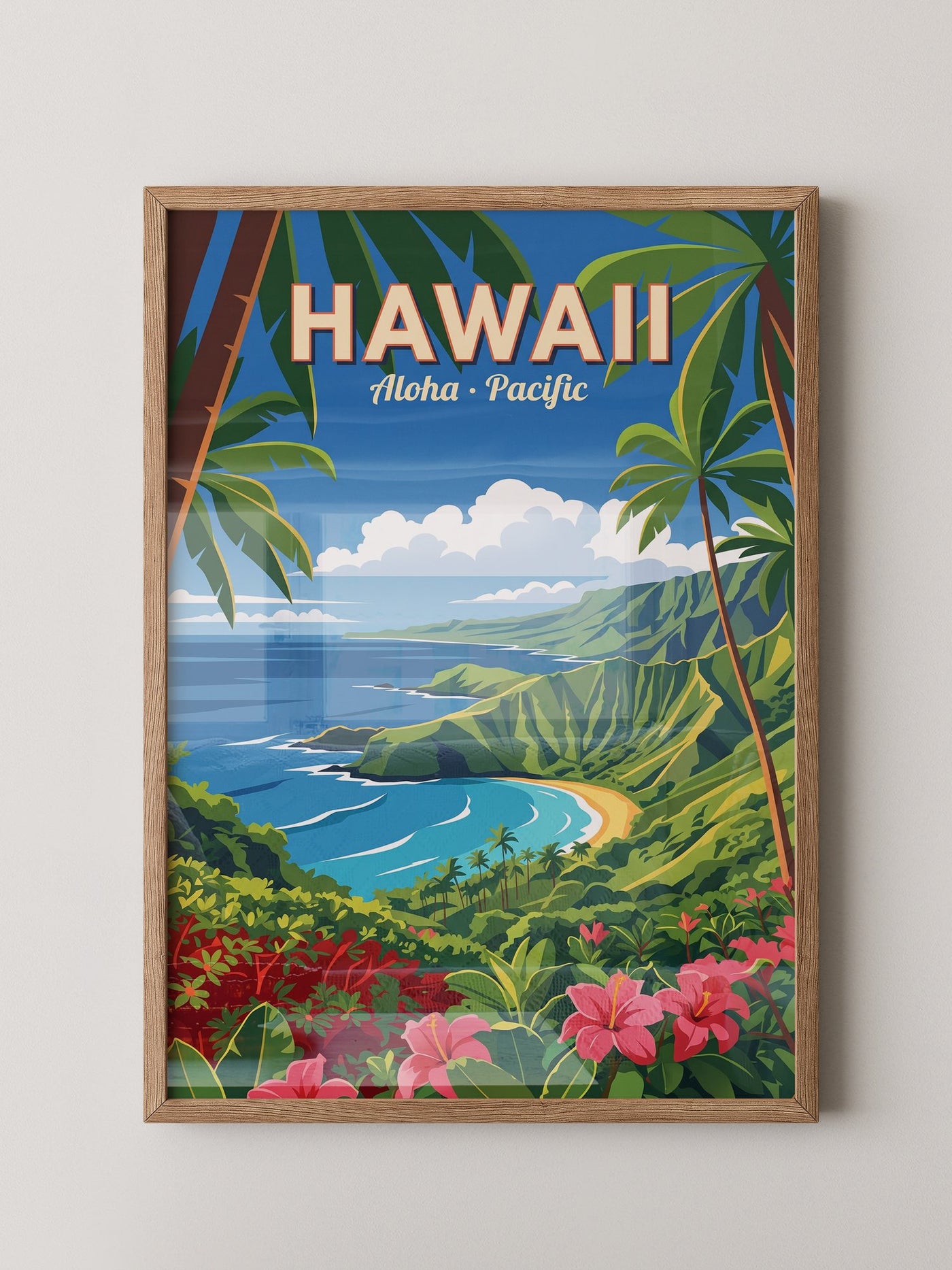 Hawaii Küste Tropische Landschaft