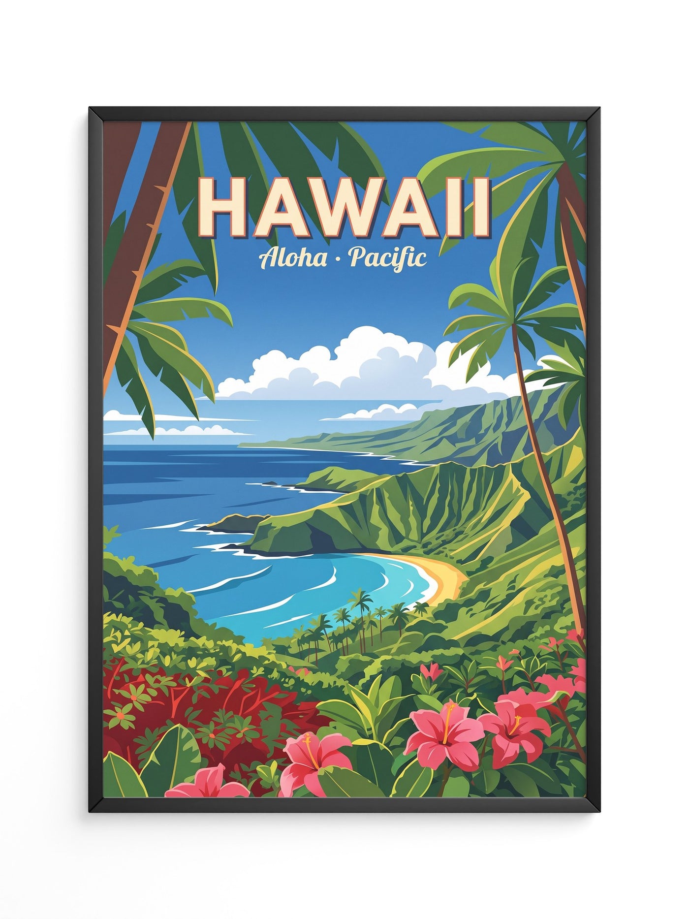 Hawaii Küste Tropische Landschaft