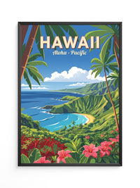 Hawaii Küste Tropische Landschaft
