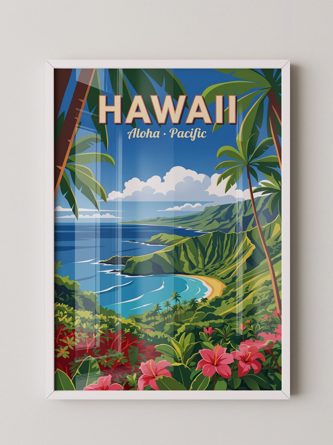 Hawaii Küste Tropische Landschaft