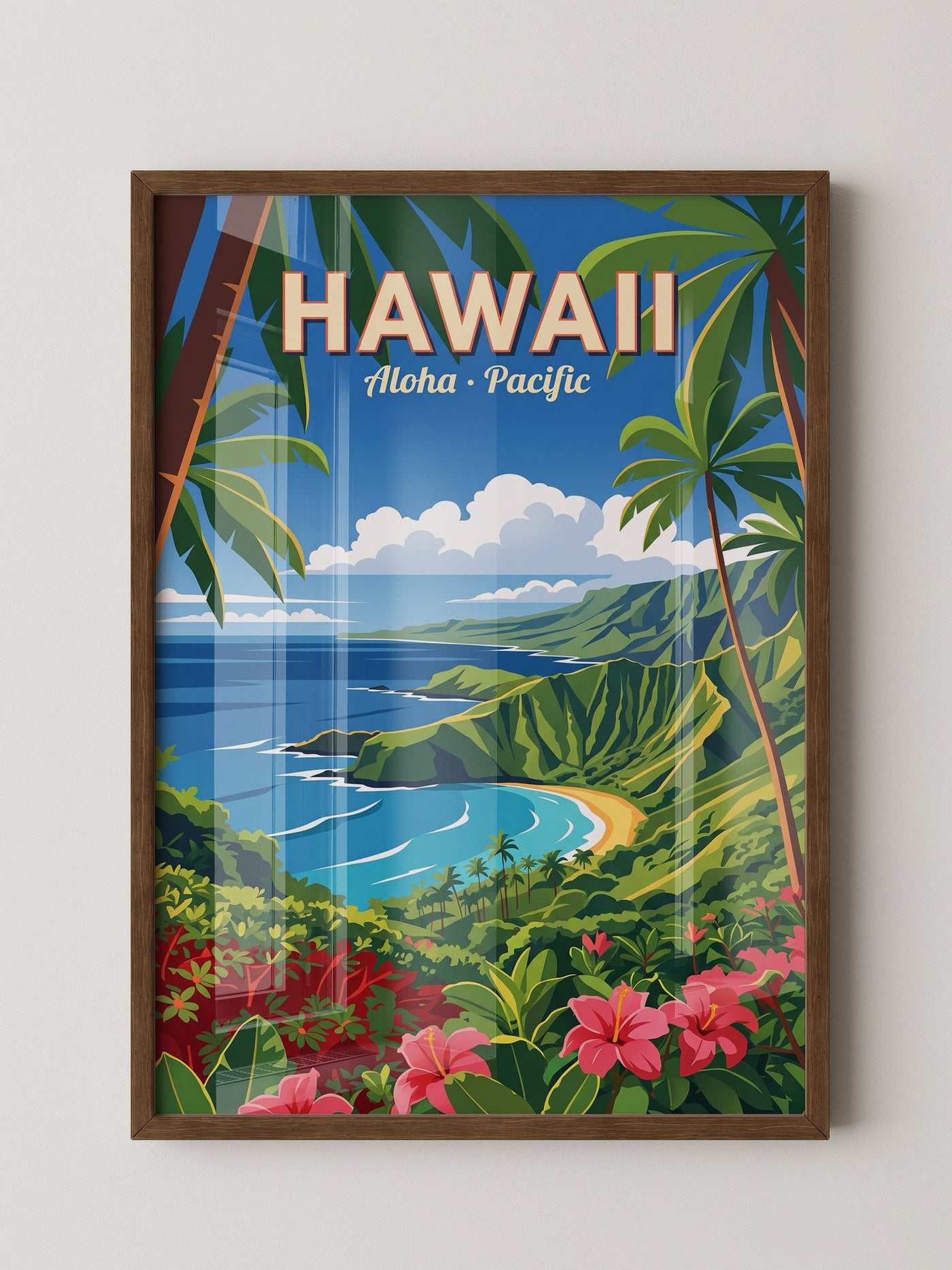 Hawaii Küste Tropische Landschaft