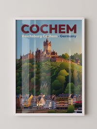 Cochem Burg nostalgische Farben