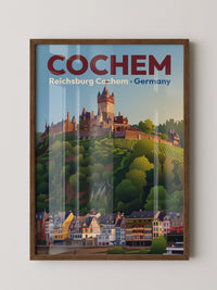 Cochem Burg nostalgische Farben