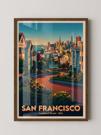 Lombard Street Abendlicht