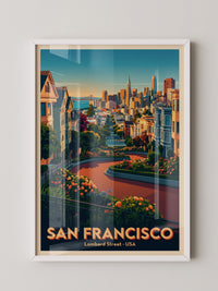 Lombard Street Abendlicht