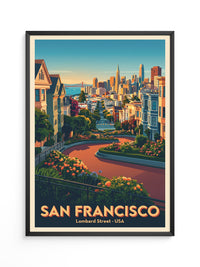 Lombard Street Abendlicht