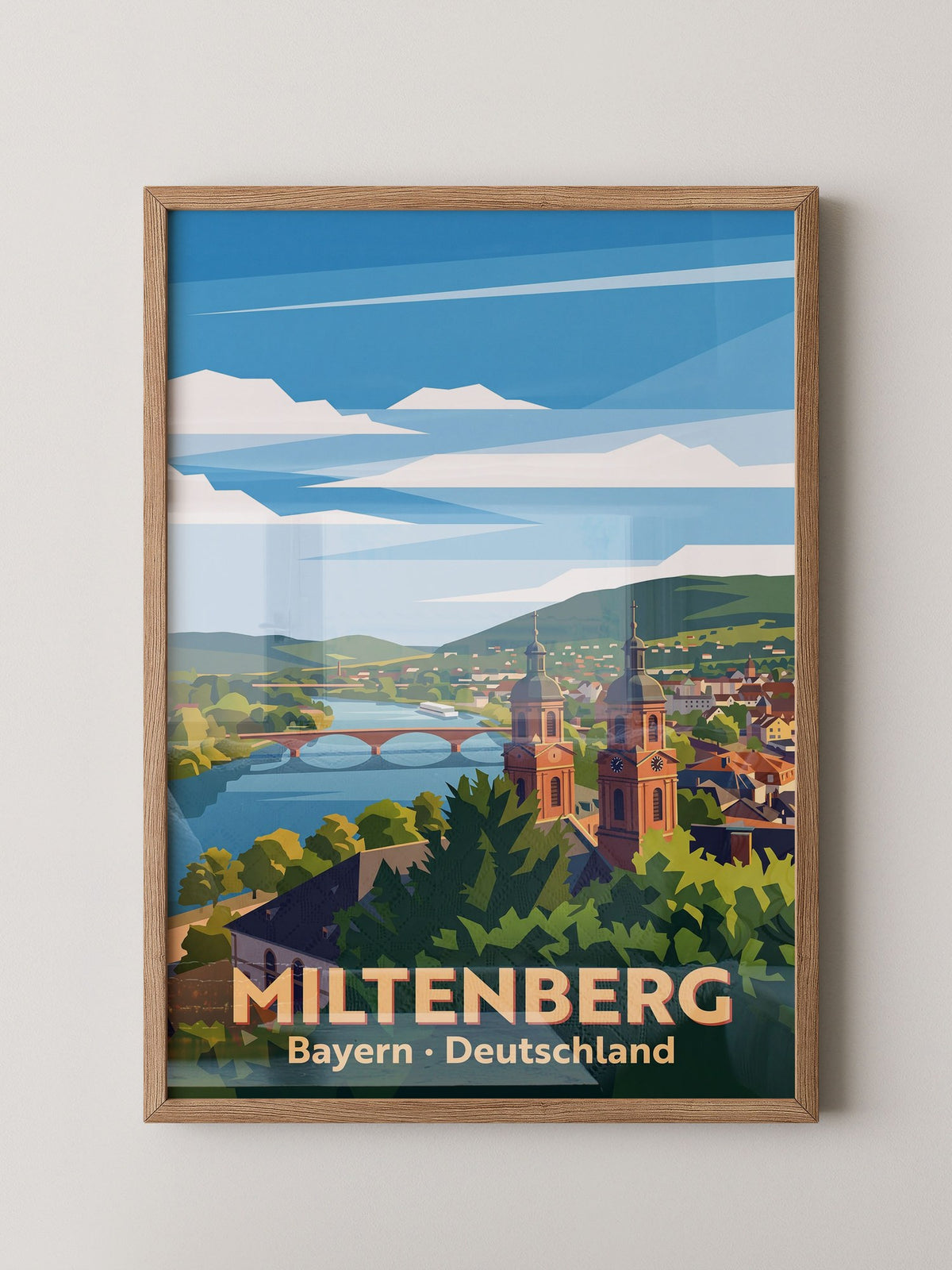 Miltenberg Kunstdruck Bayern