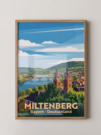 Miltenberg Kunstdruck Bayern