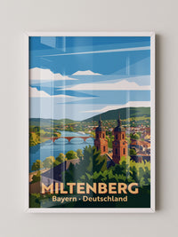Miltenberg Kunstdruck Bayern