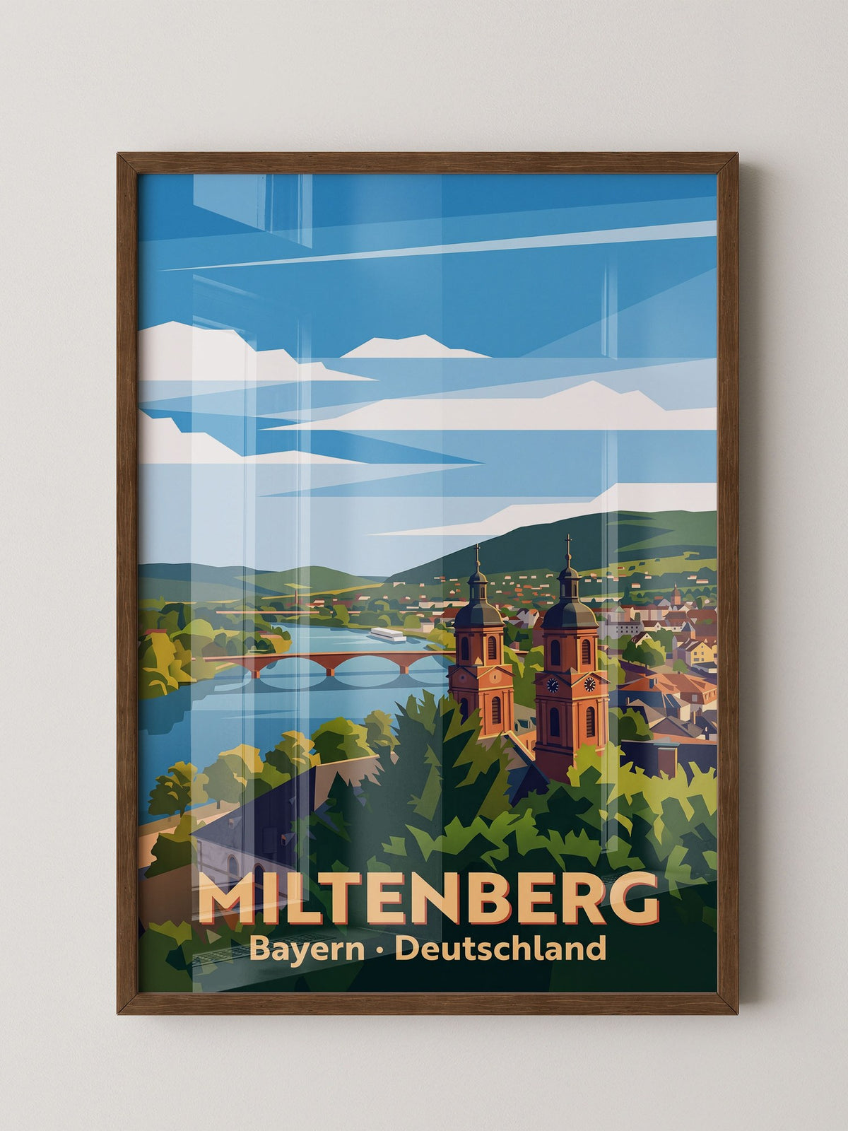 Miltenberg Kunstdruck Bayern