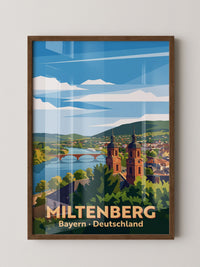 Miltenberg Kunstdruck Bayern