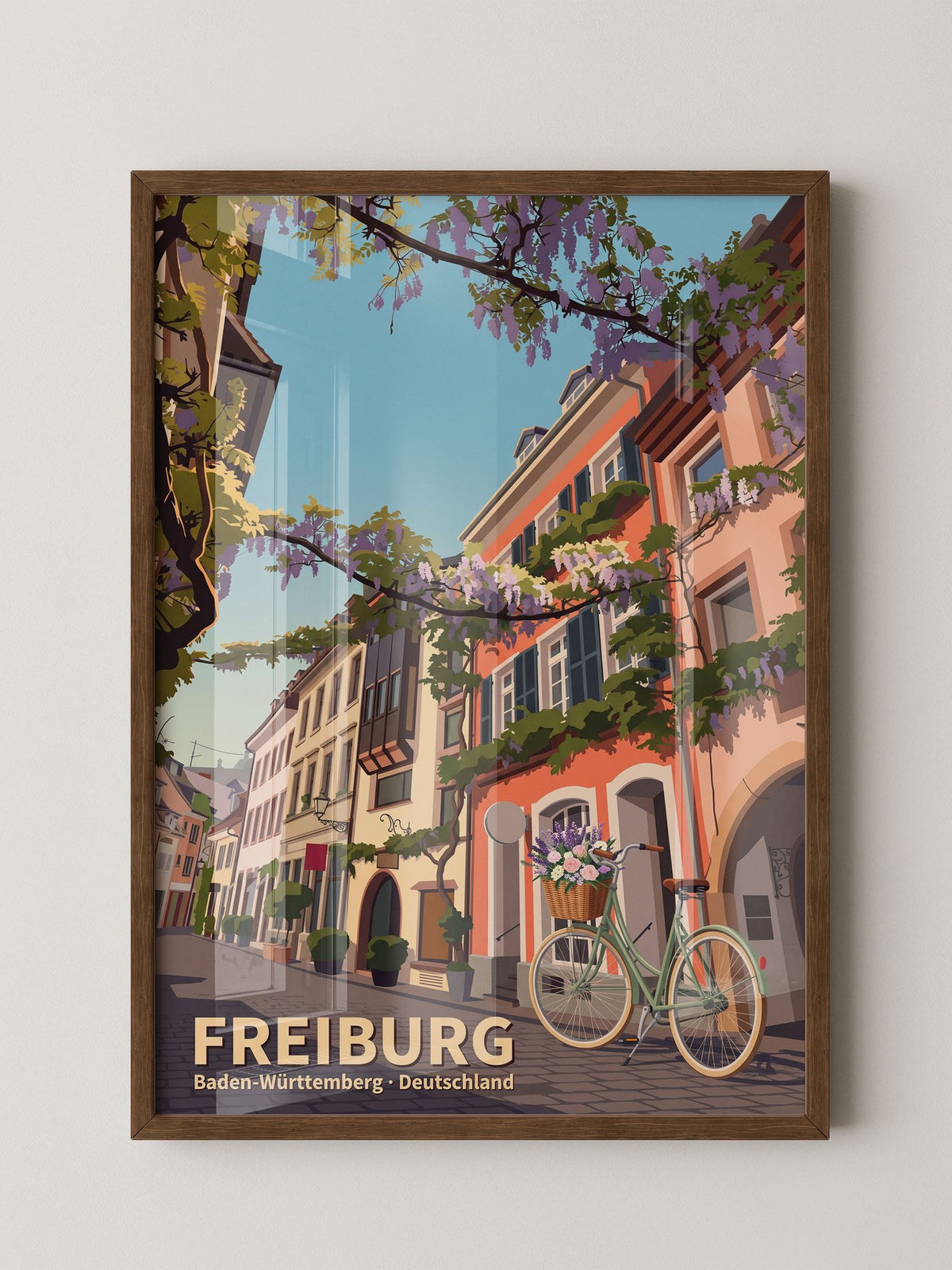 Freiburg Altstadt Fahrrad