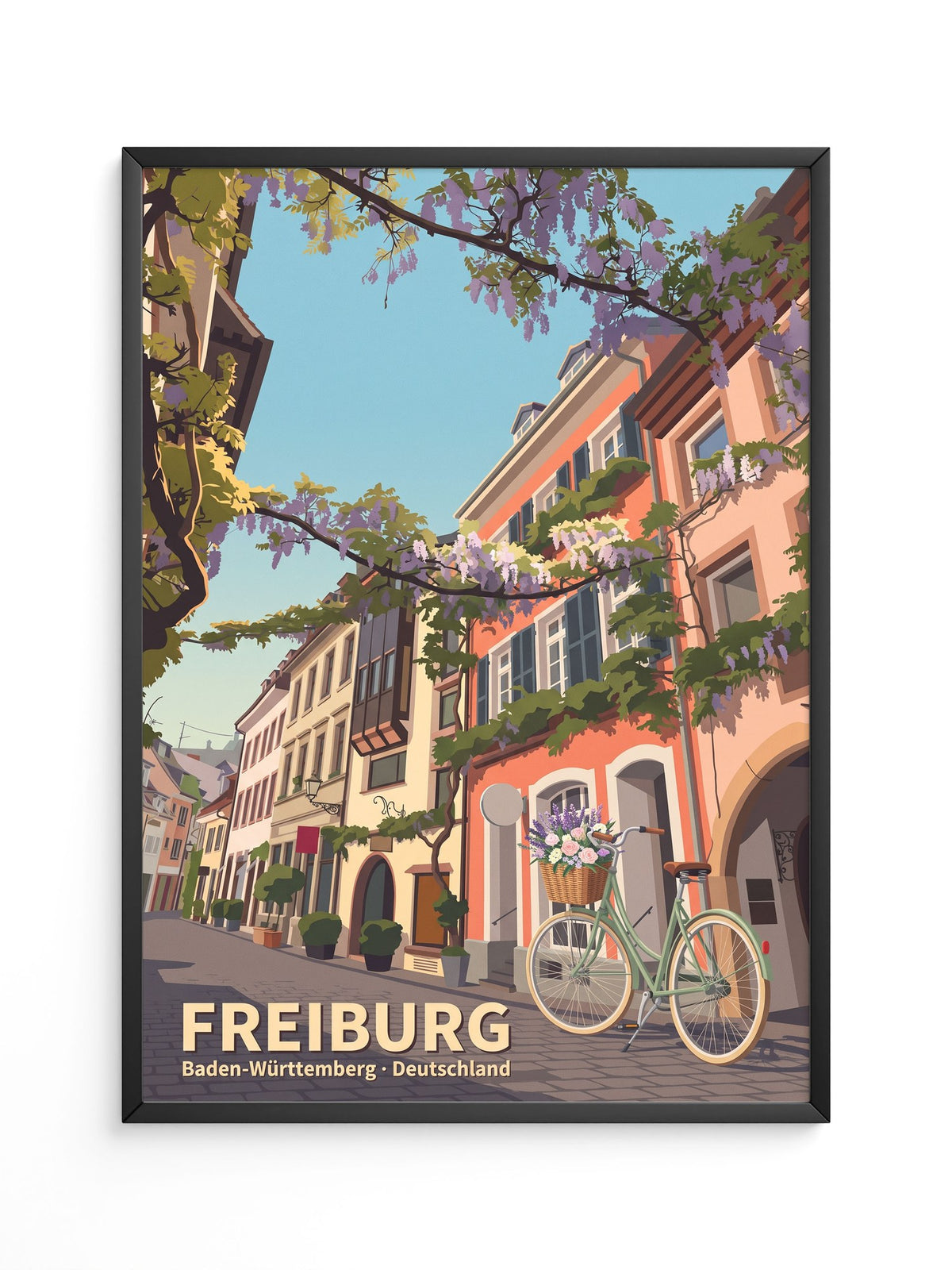 Freiburg Altstadt Fahrrad