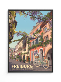 Freiburg Altstadt Fahrrad