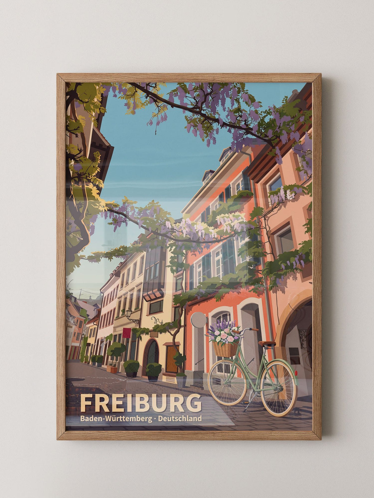 Freiburg Altstadt Fahrrad