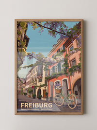 Freiburg Altstadt Fahrrad