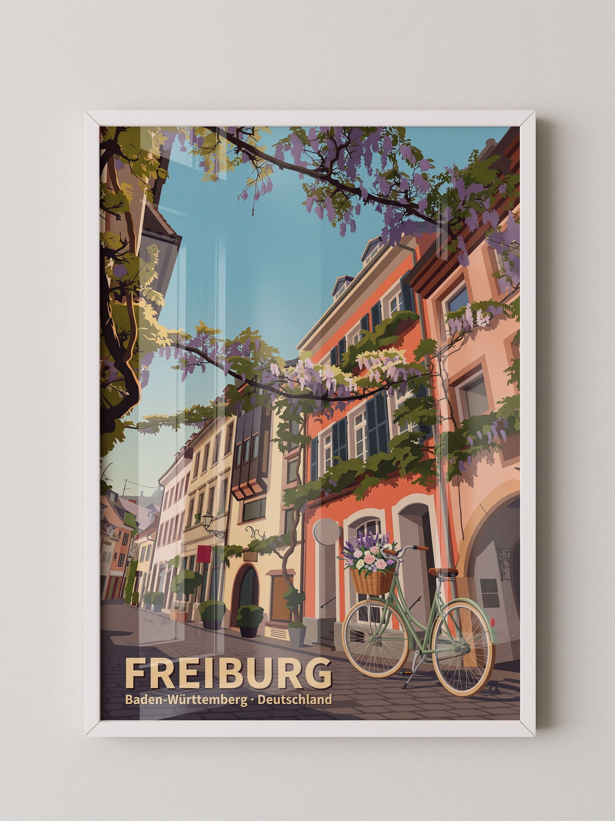 Freiburg Altstadt Fahrrad