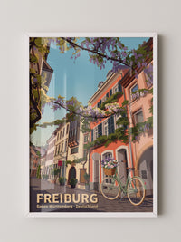 Freiburg Altstadt Fahrrad