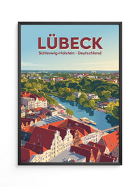 Lübeck Hansestadt Illustration