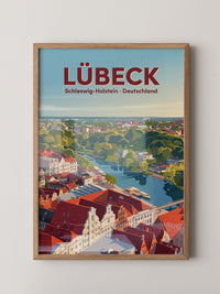 Lübeck Hansestadt Illustration