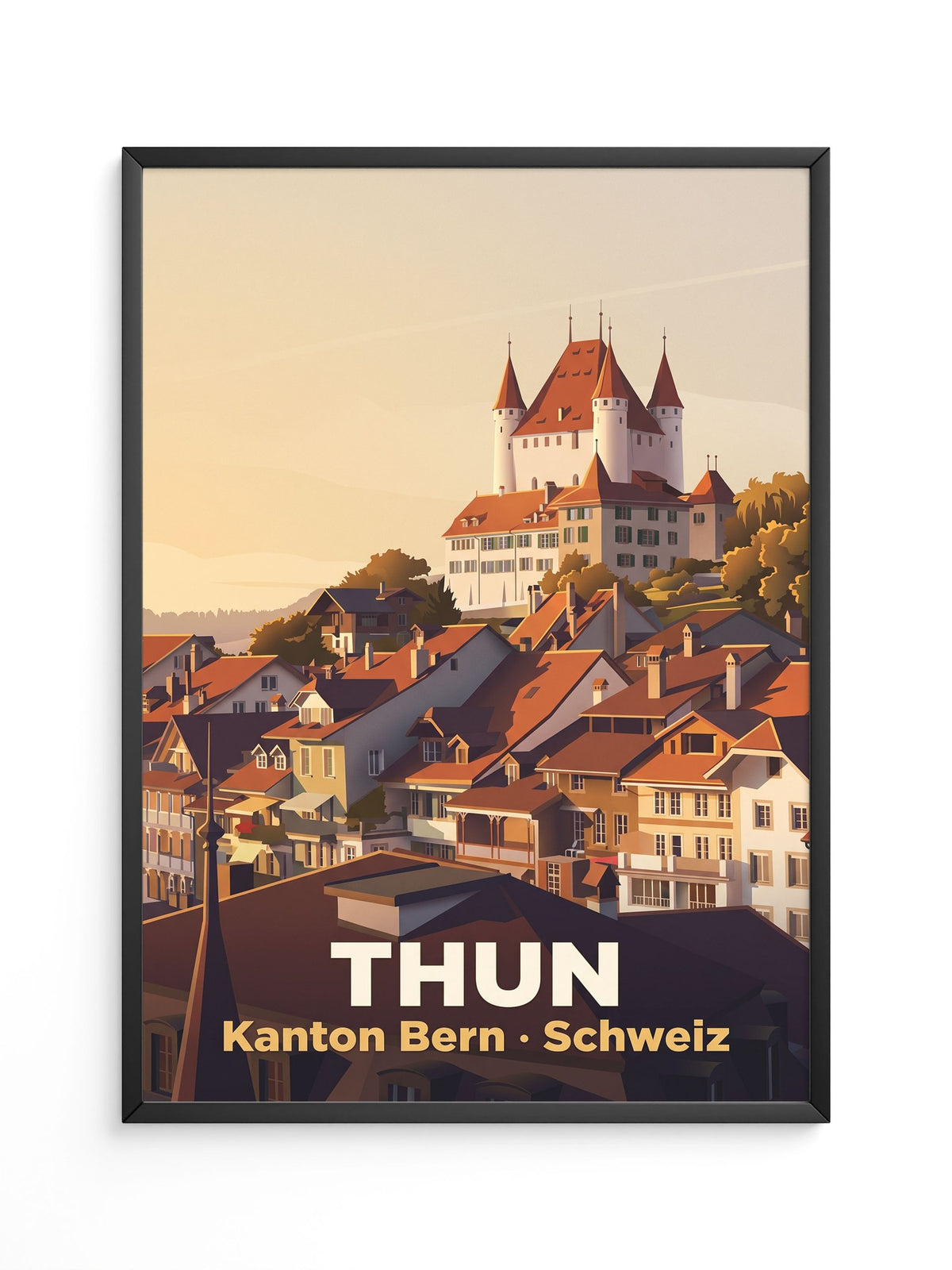 Thun Schloss Poster