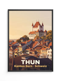 Thun Schloss Poster
