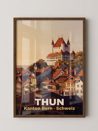 Thun Schloss Poster