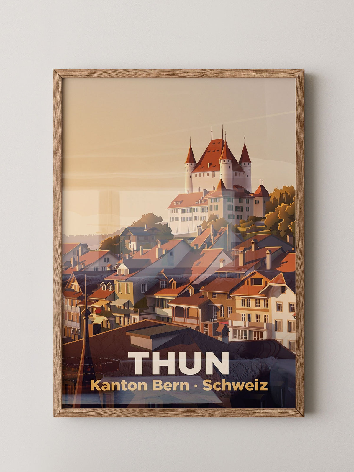 Thun Schloss Poster