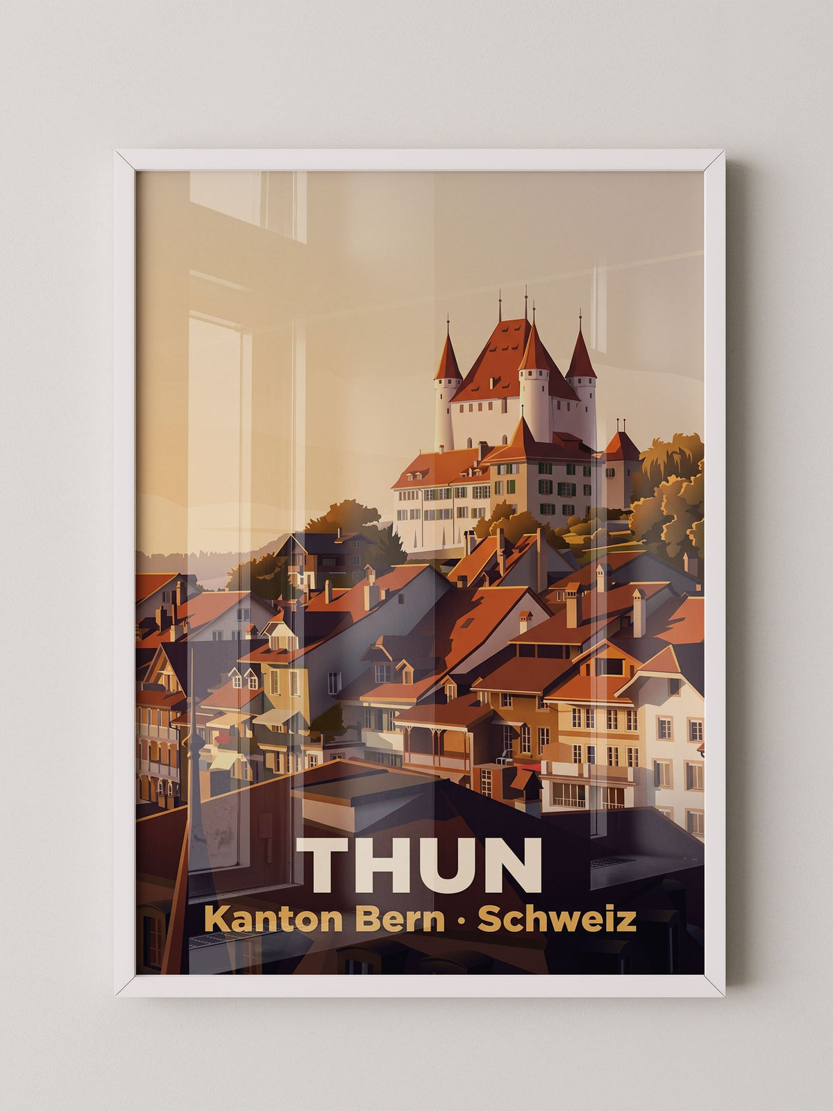 Thun Schloss Poster