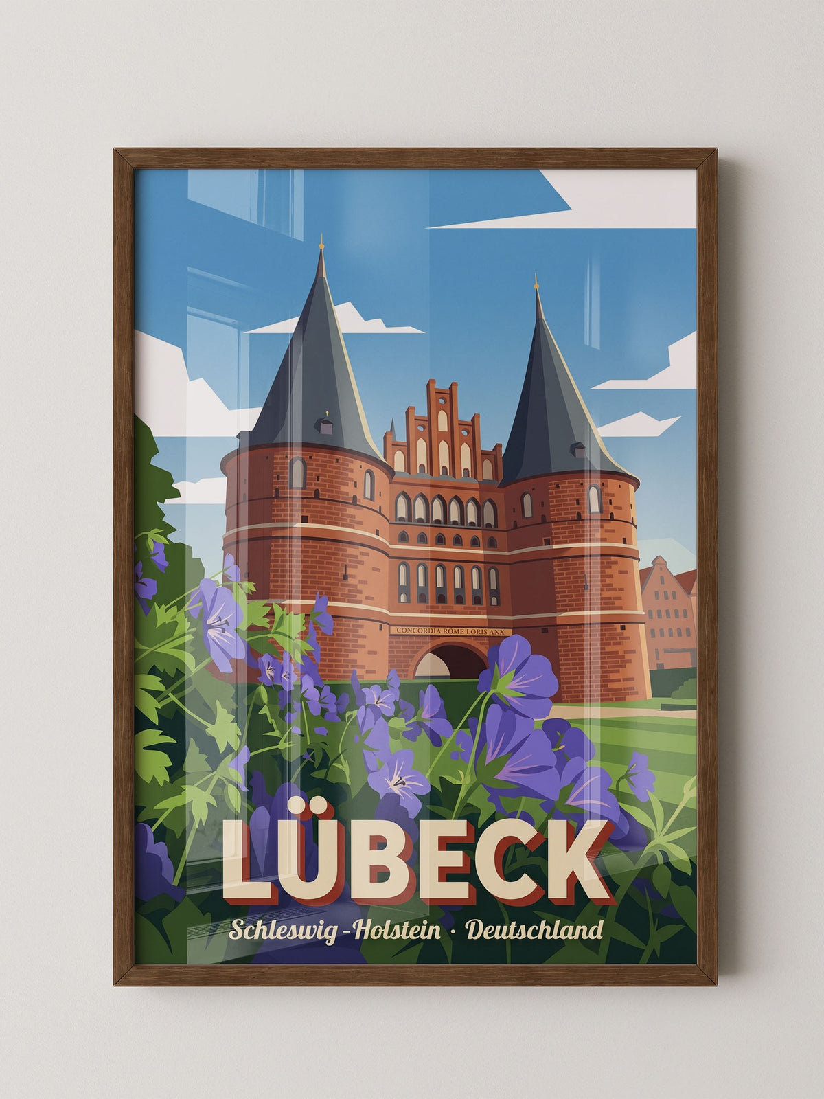 Lübeck Holstentor Vintage