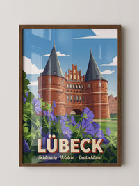 Lübeck Holstentor Vintage