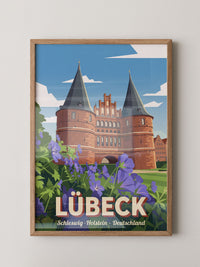 Lübeck Holstentor Vintage