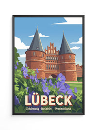 Lübeck Holstentor Vintage