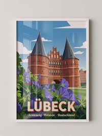 Lübeck Holstentor Vintage