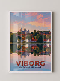 Viborg Schloss Sonnenuntergang