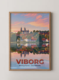 Viborg Schloss Sonnenuntergang