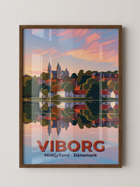 Viborg Schloss Sonnenuntergang