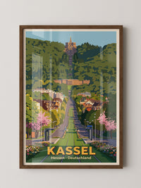 Kassel Schloss Bergpark Illustration