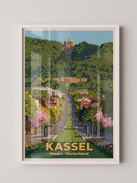 Kassel Schloss Bergpark Illustration