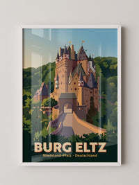 Burg Eltz Schloss Illustration