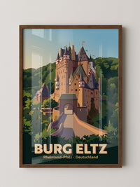Burg Eltz Schloss Illustration