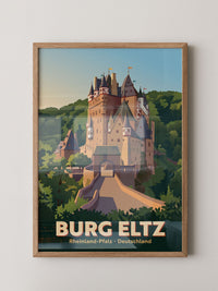 Burg Eltz Schloss Illustration