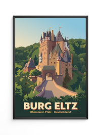 Burg Eltz Schloss Illustration