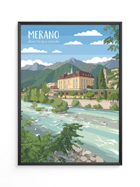 Merano Illustration Architektur