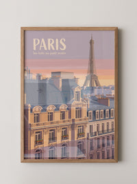 Paris Dachlandschaft Morgenrot